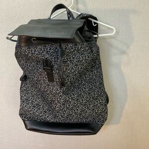 Calvin Klein Black & Gray unisex BACKPACK, Like New